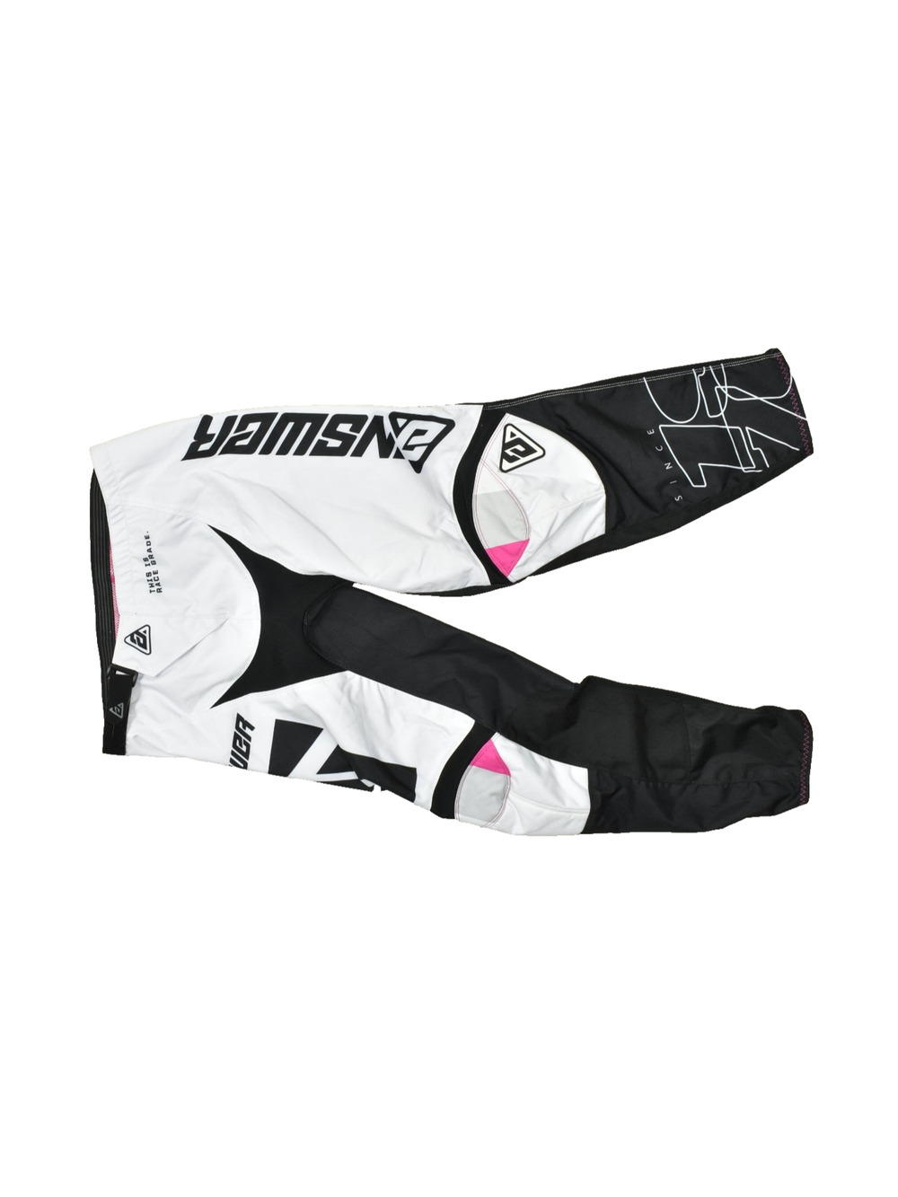 Answer Racing Syncron WMX Motocross Pants Size 6 Pink White Black Race Grade Dir